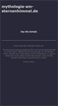 Mobile Screenshot of mythologie-am-sternenhimmel.de