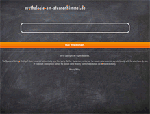 Tablet Screenshot of mythologie-am-sternenhimmel.de